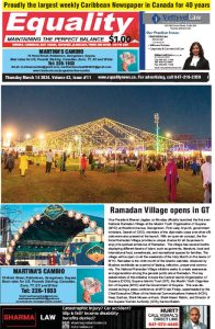 Equality Newspaper - March 14, 2024 - Ramadan Village opens in GT