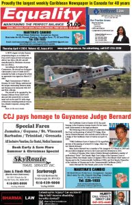 Equality Newspaper Canada - April 4, 2024 - A NEW chapter in India-Guyana