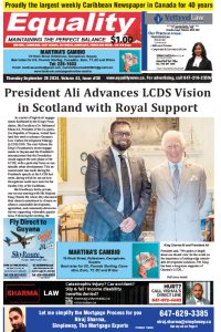 Equality Newspaper Canada - September 26, 2024 - President Ali Advances LCDS Vision