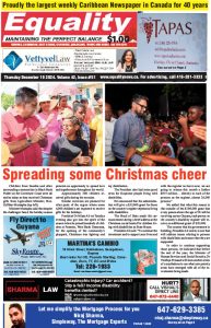 Equality Newspaper Canada - December 19, 2024 - Spreading some Christmas cheer