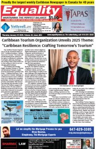 Equality Newspaper Canada - January 23, 2025 - Caribbean Tourism Organization