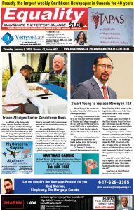 Equality Newspaper Canada - January 9, 2025 - Irfaan Ali signs Carter Condolence Book