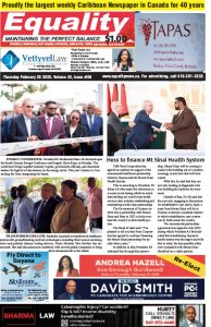 Equality Newspaper Canada - February 20, 2025 - Hess to finance Mt. Sinai Health System