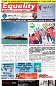 Equality Newspaper Canada - February 27, 2025 - ExxonMobile shifts focus